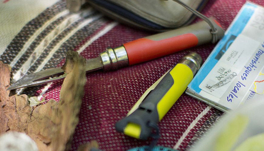 Opinel Outdoor N°08 - Earth-Green - nóż składany - zielony
